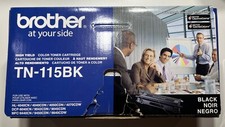 TN115BK Brother High Yield Black Toner Cartridge New picture
