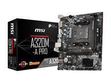 (Factory Refurbished) MSI A320M-A PRO AM4 SATA 6Gb/s Micro ATX AMD Motherboard picture