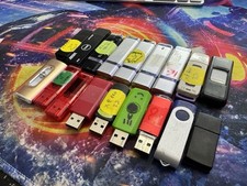 LOT of 18 USB Flash Drives - Various Brands - Various Sizes 1-16GB Working picture
