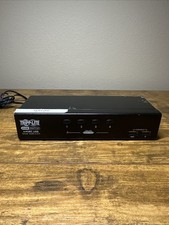 TRIPP-LITE KVM Switch 4-Port USB Model B006-VU4-R Keyboard Video Mouse Tested picture