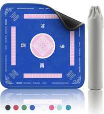 Mahjong Mat - Non-Slip Noise Reduction Gaming Mat 32.4x32.4 Inch for Mahjong/Pok picture