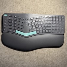 Nulea HD315 Ergonomic Split Keyboard Bluetooth Rechargeable Wrist Rest READ DESC picture