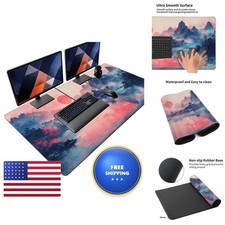Japanese Ink Wash Landscape Extended XXL Gaming Mouse Pad 48x24 in picture