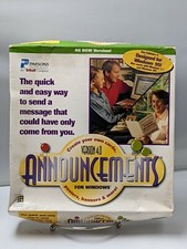 Announcements 4.0 PC Windows 95 Complete picture