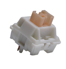 Hand Lubed/Filmed Outemu Cream Yellow Silent Tactile Switches For Keyboards picture