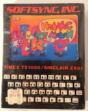 RARE Vintage 1980s Softsync Timex TS1000 Sinclair ZX81 Hangman Computer Game 16K picture