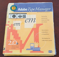 Adobe Type Manager 2.0 (ATM) Desktop Publishing Software for Macintosh picture
