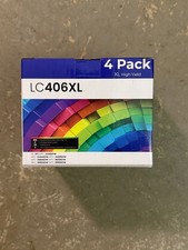 4PK Compatible LC406XL LC-406 Extra Capacity Ink Cartridge for Brother Printers picture