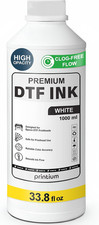 DTF Ink White 33.8 Fl Oz (1000Ml) | High Opacity Clog-Free Formula | Compatib... picture