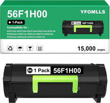 56F1H00 Black Toner Cartridge 15K Pages Compatible Lexmark MS321 MS421 MX521 picture