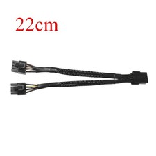 10Pcs 22cm GPU PCIE 8 Pin Female To Dual 2X 8 Pin Male PCI Express Power Adapter picture