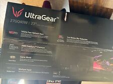 LG UltraGear 27 inch Widescreen FHD Monitor - 27GQ40W-B picture