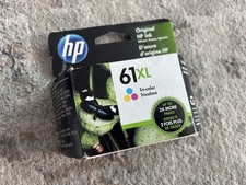New Genuine HP 61 XL Tri-Color High Yield Ink Exp 07/2023 New OEM picture