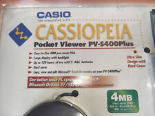 Vintage PDA  Cassiopeia Electronic Organizer  PV-S400 Plus NIOB Unopened box  picture