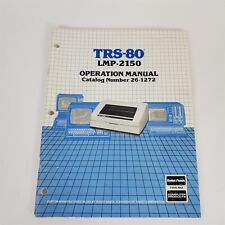 Vintage Original Radio Shack TRS-80 LMP-2150 Printer Operation Manual 26-1272 picture