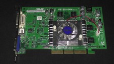 ASUS NVidia GeForce 4 MX 440 AGP VGA Card DVI VGA V9180 64M TD N A GeForce4 picture