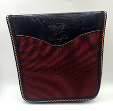 Chengfei Leather Zipper Carry Case/Wallet for CD DVD Blu-ray, Black/Red 30 disc picture