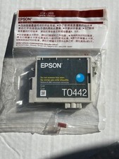 Epson T0442 Cyan Ink Cartridge -- Genuine OEM Standard  picture