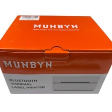MUNBYN ITPP130B Bluetooth Thermal Label Printer White 203dpi High Speed USB picture