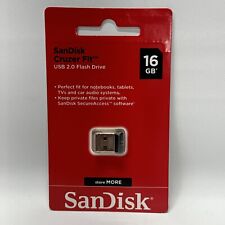 NEW SEALED SanDisk Cruzer Fit 16GB USB 2.0 Flash Drive Memory Stick Photo Music picture