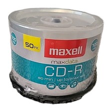 MAXELL MaxData CD-R  Music 80min/48x Recordable Discs Brand New Sealed picture