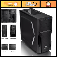 ATX Mid Tower Computer Case, SPCC Structure, Versatile Cooling Options, Black picture