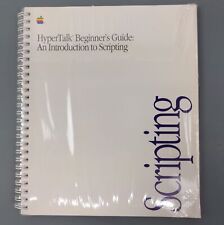 Hypertalk Beginner's Guide ~ Scripting ~ SEALED Vintage Apple MAC picture