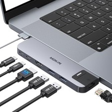 MOKiN USB-C 6 in 2 Multifunctional Hub for MacBook picture