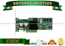 LSI MegaRAID SATA/SAS 8708EM2 3Gb/s PCI-Express RAID Controller card picture