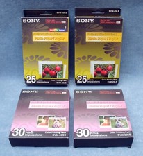 TWO SONY SVM-30SS & TWO SVM-25LS COLOR PRINTING PACKS FOR SUPER COAT 2 PRINTERS picture