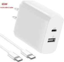 Cargador adaptador de corriente Para Macbook Pro USB-C de 65 W con cable picture