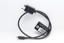 Genuine HP Thunderbolt 3 Cable: Custom End (AC+USB-C to USB-C) P/N: 843011-001 picture