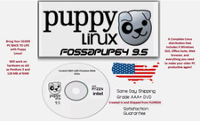 Puppy Linux 9.5 Fossapup Latest BOOT/LIVE Install DVD US Florida Seller picture