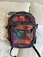 New Eastpak Provider Backpack Laptop Pocket Organizer 33L Checkbook Orange picture