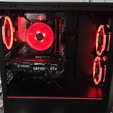 CyberPowerPC C Series Gaming Desktop RTX SSD RGB ET8812-1661 picture