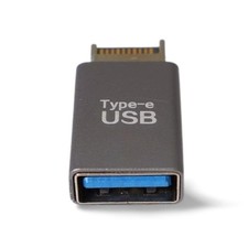 USB 3.1 Front Panel Header Type-E to Type-A Adapter with Metal Housing USA picture