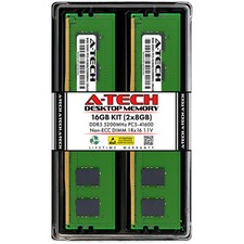 A-Tech 16GB 2x 8GB PC5-41600 DDR5 5200 MHz Non-ECC DIMM Desktop Memory RAM x2 picture