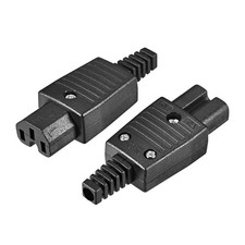AC110-250V 10A Female IEC320 C15 Power Socket Adapter Connector 3-Terminal 2 Pcs picture