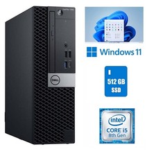 Dell OptiPlex 7060 Desktop Computer Core i5 8th Gen 16GB RAM 512GB SSD Windows11 picture