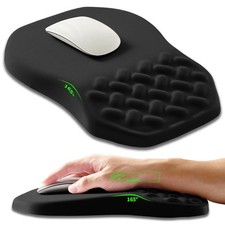 Ergonomic Slope Mouse Pad Wrist Support, Wrist Rest Mousepad for Carpal Tunne... picture