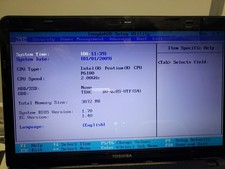 Toshiba Satellite L655-s5061 2 CORE 4GB RAM WITH Battery READ AD  picture