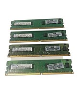  Samsung Memory Ram 4X 1GB 1Rx8 PC2-6400U-666-12-ZZ M378T2863EHS-CF7 picture
