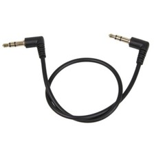 STRAIGHT 3.5 mm mini Jack Timecode Cable Right Angle 12 inches picture