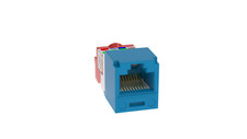 Panduit CJD5E88TBU Mini-Com TX-5e Shuttered Module T568A/B Wiring Scheme, RJ45 picture
