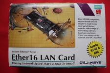 VINTAGE LINKSYS NE2000 ETHER16 LAN CARD, NEW IN BOX picture
