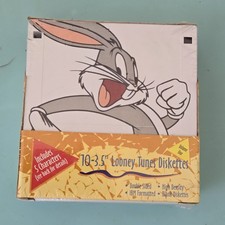 Looney Tunes Diskettes 10 Double Sided 4.5