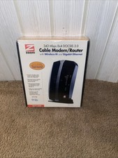 ZOOM 343 Mbps 8x4 DOCSIS 3.0 Cable ModemROUTER With WirelessN and Gigabit Sealed picture