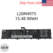 NEW OEM Genuine 90WH L20M4P75 L20D4P75 Battery For Lenovo ThinkPad P1 Gen 4/5/6 picture