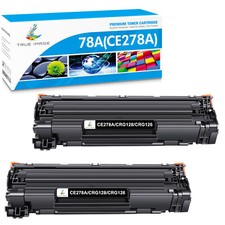 	2 x Black CE278A Toner Cartridge For HP 78A LaserJet Pro M1536DNF M1536N P1606 picture