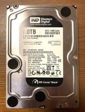 Excellent Condition Western Digital WD Caviar Black WD1002FAEX 3.5-inch HDD 1TB picture